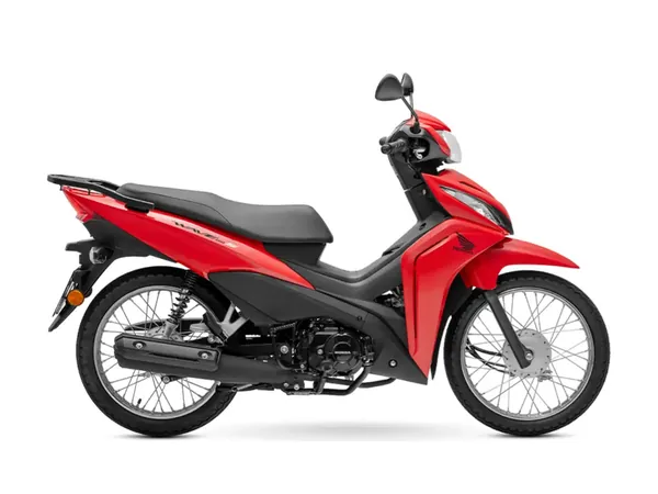 Honda Wave 110S roja, foto de catálogo de Honda Motos Argentina